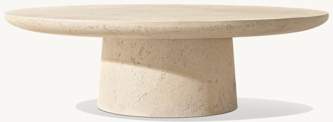 Caprera Concrete Round Coffee Table