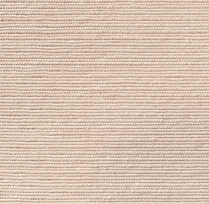 Braided Loop Outdoor Rug - Made-to-Order - Round | RH