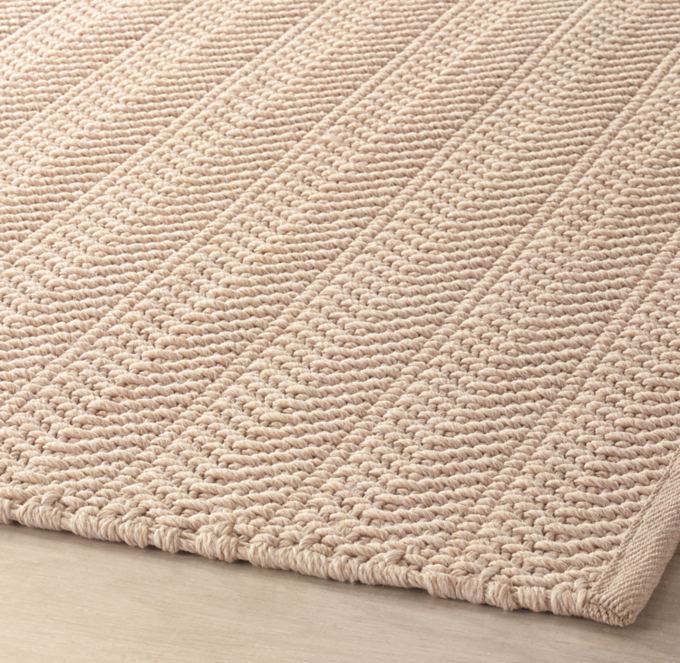 Braided Herringbone Outdoor Rug