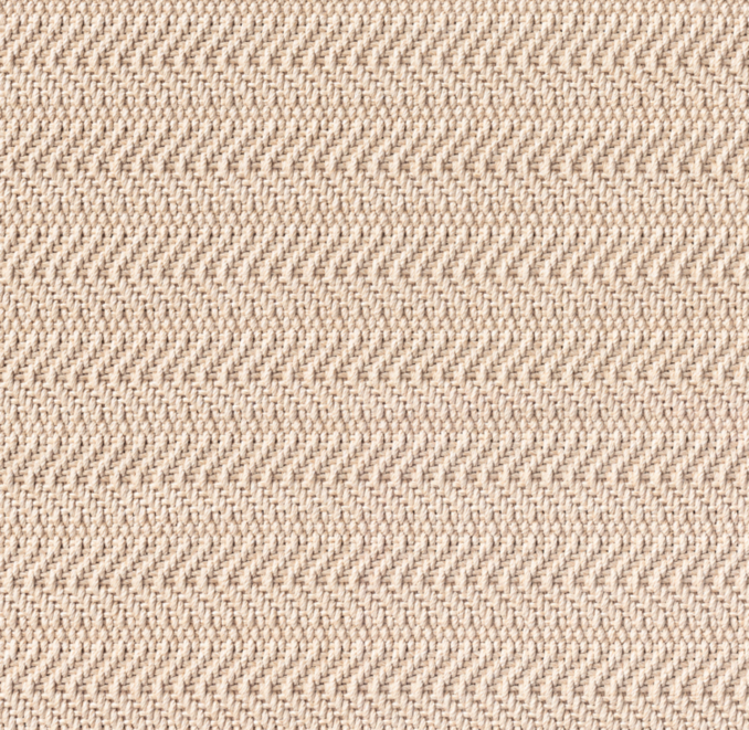 Braided Herringbone Outdoor Rug - Made-to-Order - Round | RH