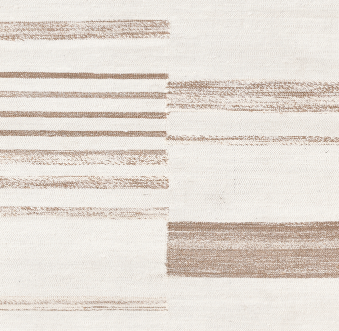 Overhead view of Arif Performance Outdoor Rug Swatch 