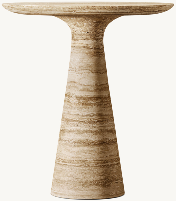 Gio Stone Round Side Table