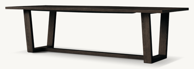 RH Montecito Trestle Dining Table - Thumbnail 4