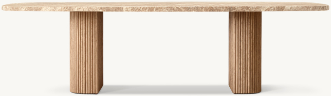 Mulholland Emperador Rectangular Dining Table 