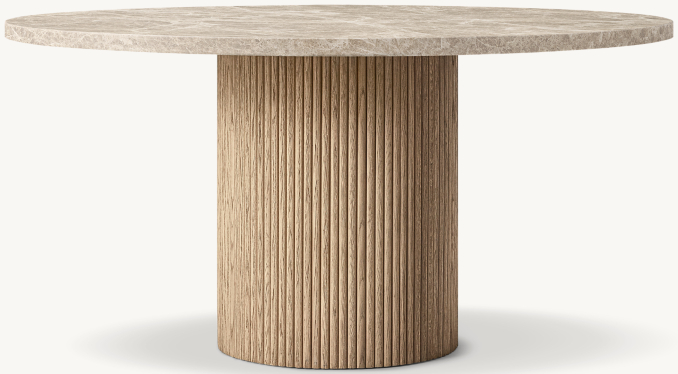 Mulholland Emperador Round Dining Table - Thumbnail 2