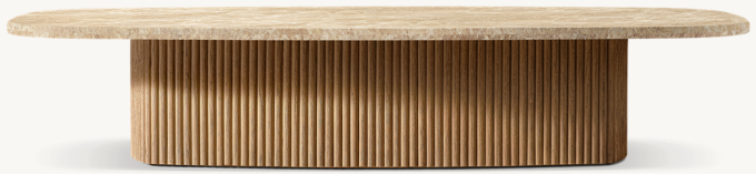 Mulholland Emperador Pedestal Coffee Table