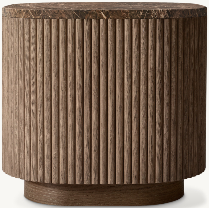 Shown in Brown Oak/Brown Emperador Marble.