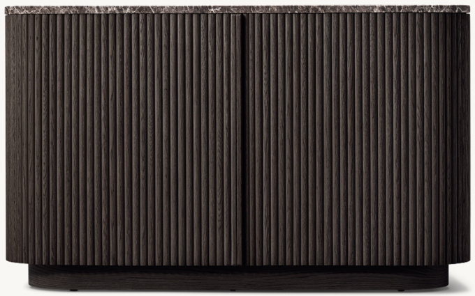 Mulholland Emperador Double-Door Sideboard