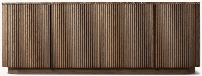 Mulholland Emperador 4-door Sideboard