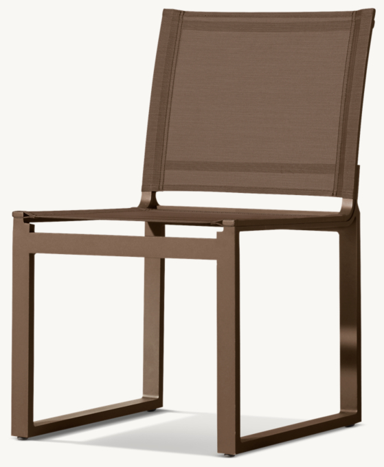 Aegean Aluminum & Mesh Dining Side Chair