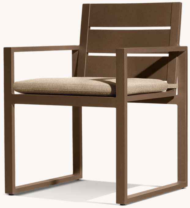 Aegean Aluminum Dining Armchair