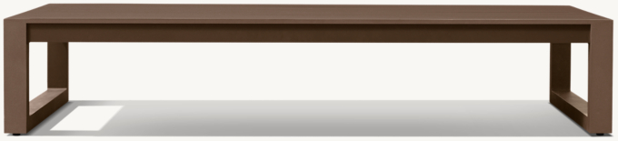 Aegean Aluminum Rectangular Coffee Table