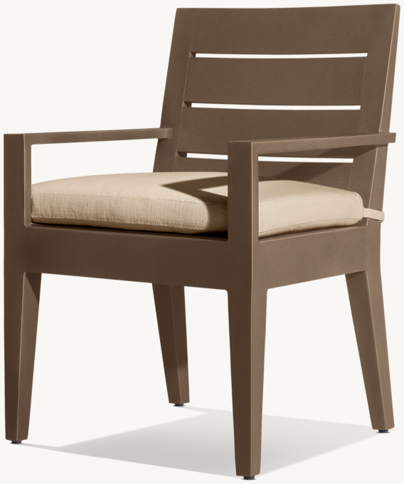 Belvedere Aluminum Dining Armchair