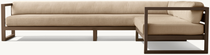 Aegean Aluminum Right-Arm L-Sectional