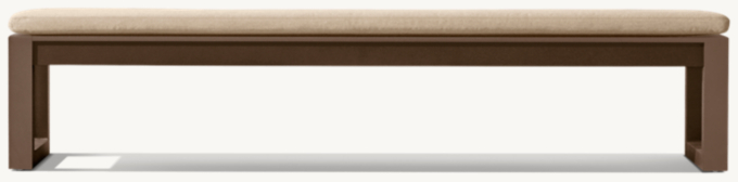 Aegean Aluminum Dining Bench