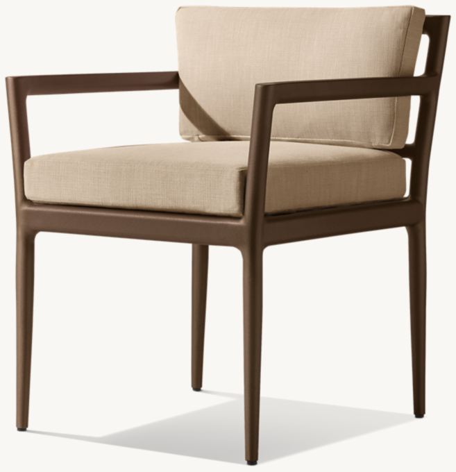 Laurel Aluminum Dining Armchair