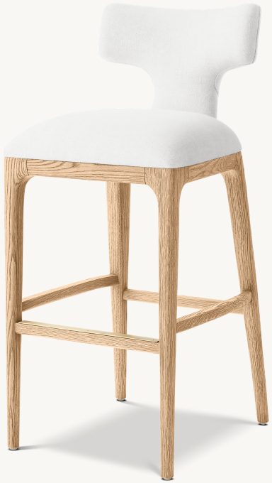 Ligné Upholstered Fabric Bar & Counter Stool