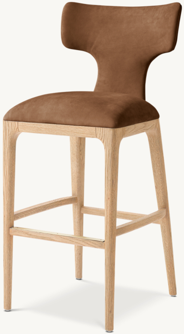 Ligné Upholstered Leather Bar & Counter Stool