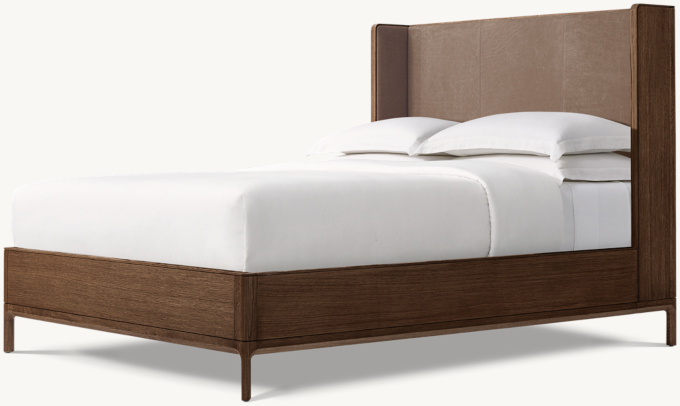 Padua Leather Shelter Bed