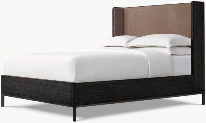 Padua Leather Shelter Bed