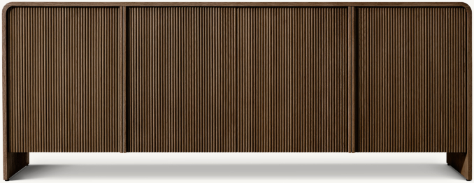 Front view of Alora 4-Door Sideboard 