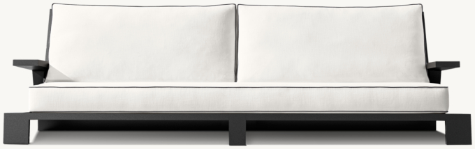Olema Aluminum 96\" Sofa