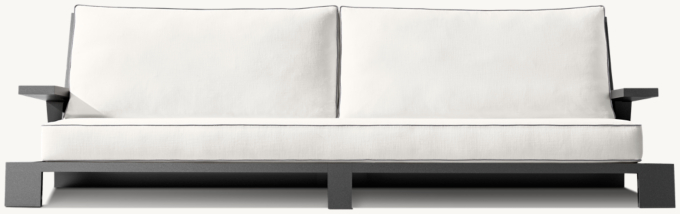 Olema Aluminum 96\" Sofa
