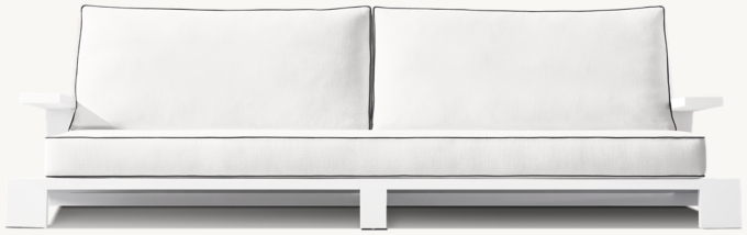 Olema Aluminum 96\" Sofa