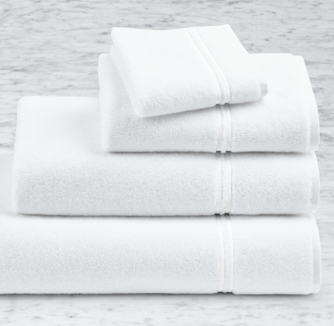 Restoration Hardware Hotel Satin Stitch, Bath Towel