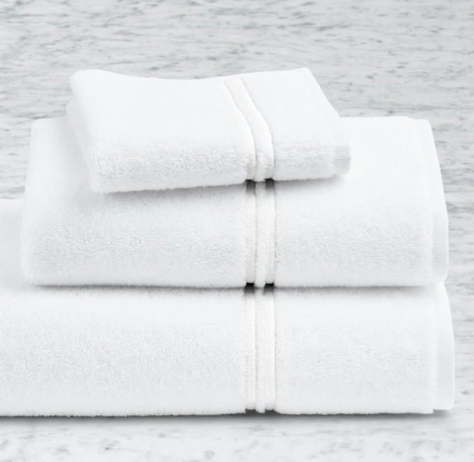 RH Hotel Turkish Cotton Towel Set (White)
