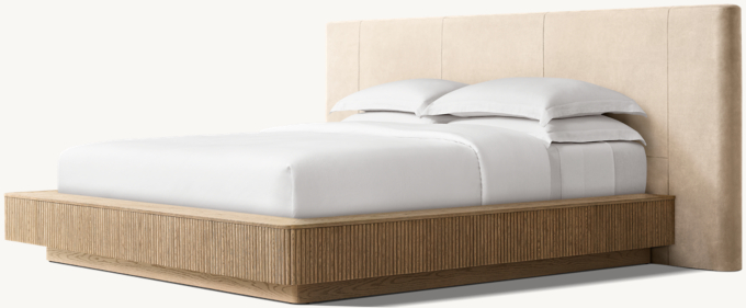 Mulholland Extended Leather Panel Bed