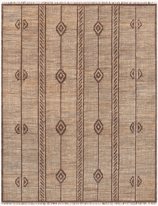 Zalika Jute & Leather Rug
