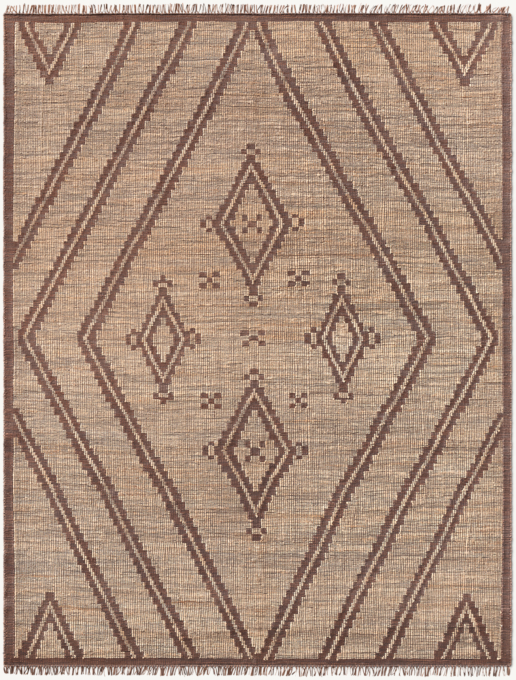 Sabeti Jute & Leather Rug