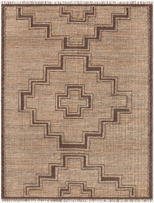 Temuka Jute & Leather Rug