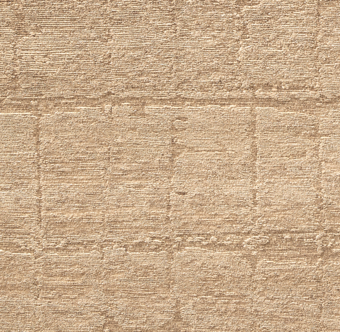 Overhead view of Lokesh Wool & Silk Rug Swatch 