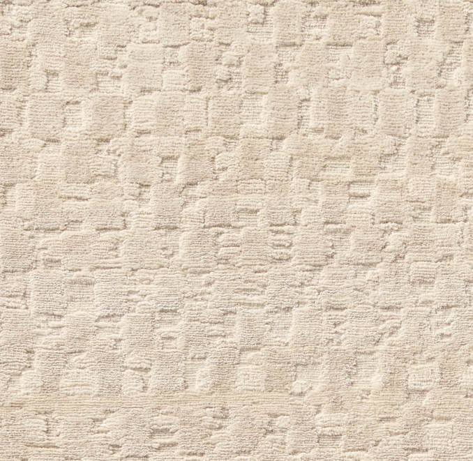 Overhead view of Ada Wool & Silk Rug Swatch 