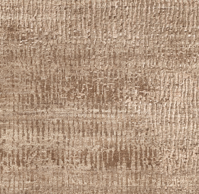 Overhead view of Renata Wool & Silk Rug Swatch 