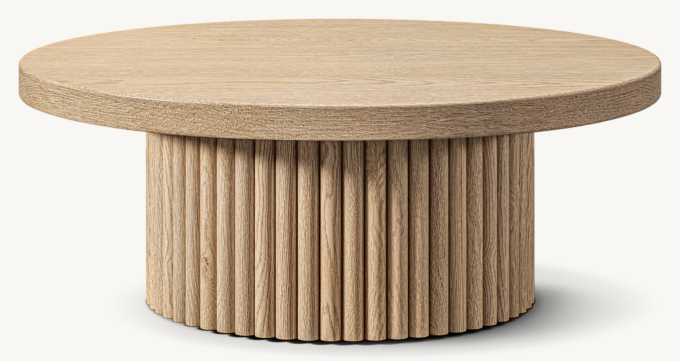 Small table shown in Greige Oak.