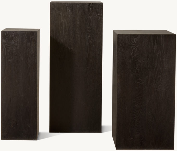 Square Oak Plinth Collection