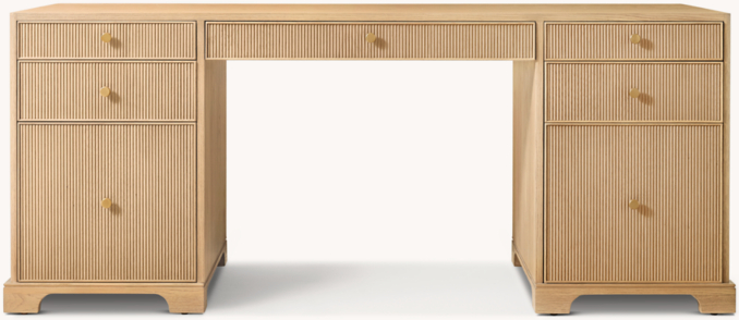 Genevieve Reeded Desk | RH