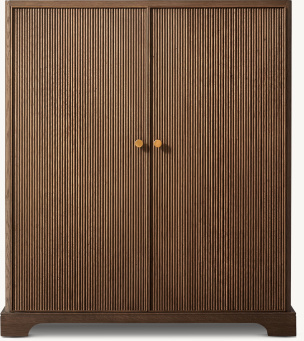 Genevieve Reeded Bar Cabinet