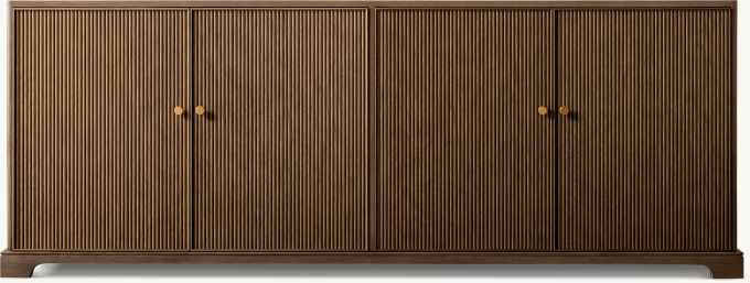 Genevieve Reeded 4-Door Sideboard