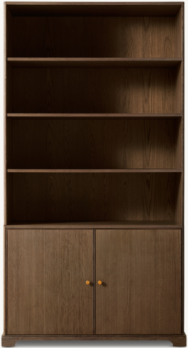 Genevieve Reeded Sideboard & Hutch