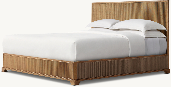 Genevieve Reeded Panel Bed