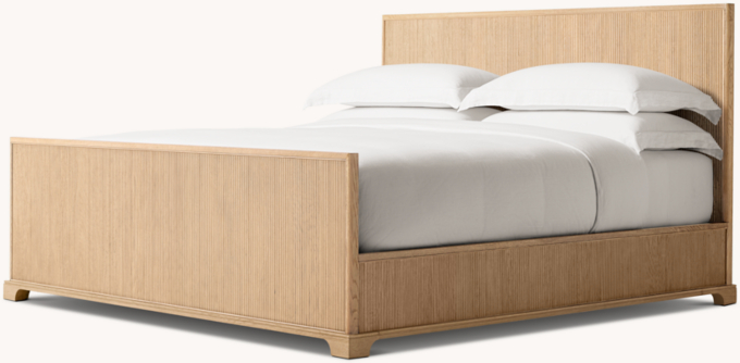 Genevieve Reeded Panel Bed with Footboard