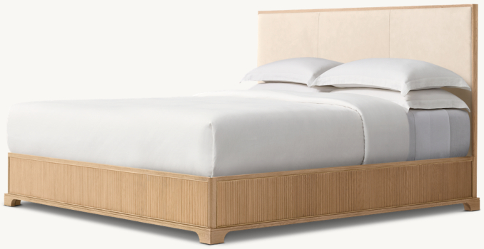 Genevieve Reeded Panel Bed | RH