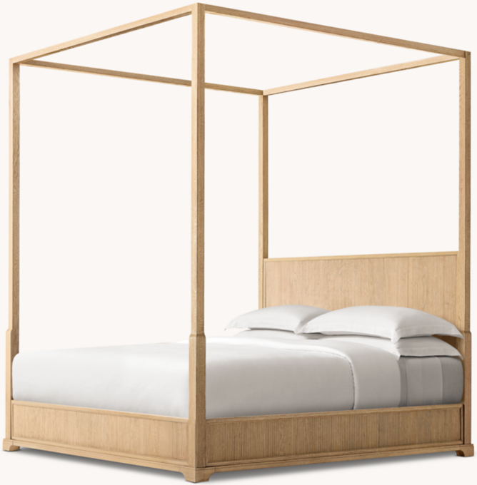 Genevieve Reeded Canopy Bed