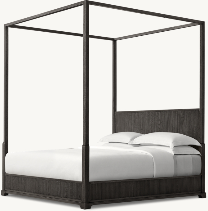 Genevieve Reeded Canopy Bed