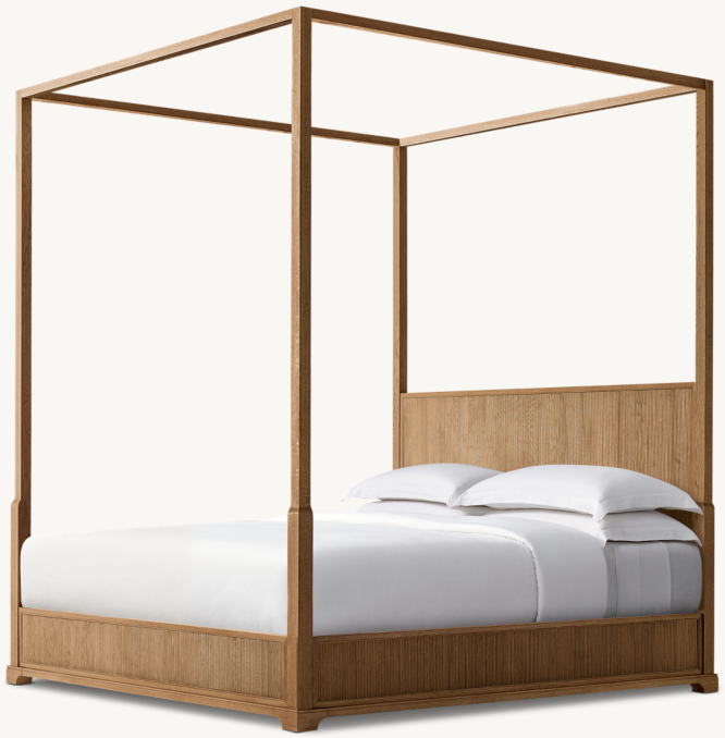 102"H bed shown in Natural Oak.