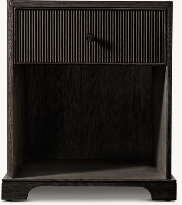 20" nightstand shown in Black Oak.